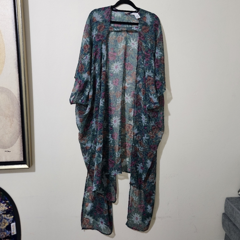 Lauren Conrad Patterned Ruana
